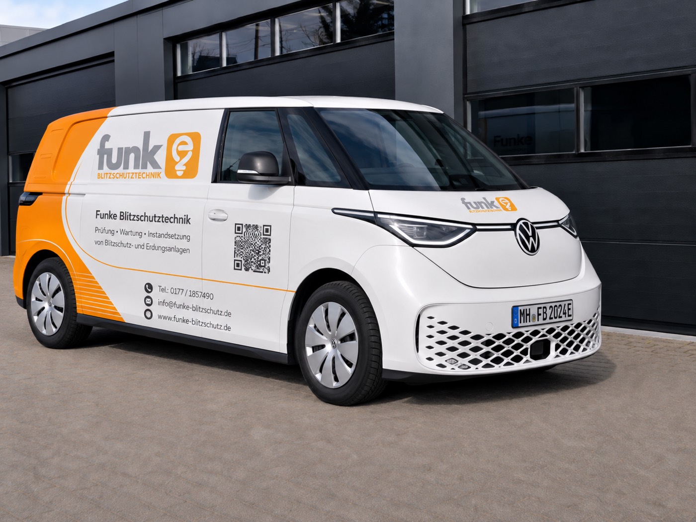 Servicefahrzeug von Funke Blitzschutztechnik
